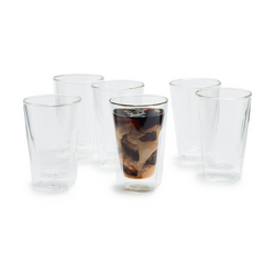 Sur La Table Vide Double-Wall Latte Glasses, Set of 6