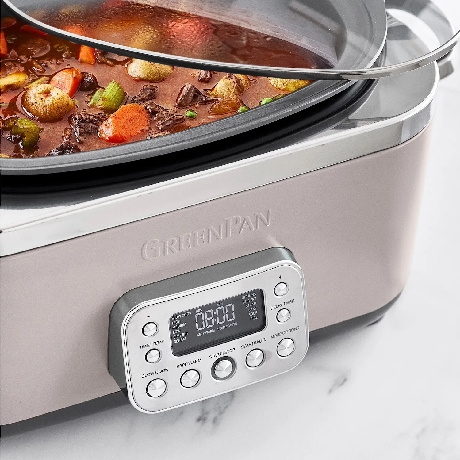 GreenPan Elite Slow Cooker, 6 qt.