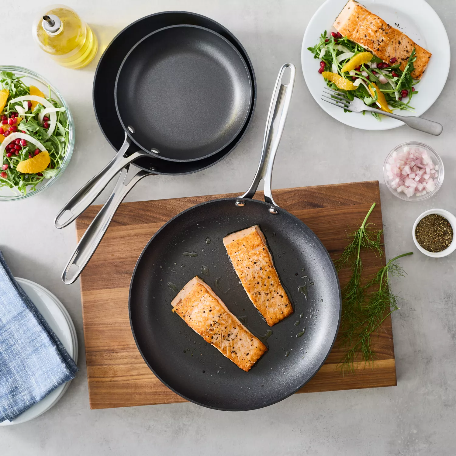 Sur La Table Signature Hard Anodized Nonstick Skillet