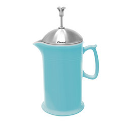 Chantal Ceramic French Press with Stainless Steel Plunger and Lid
