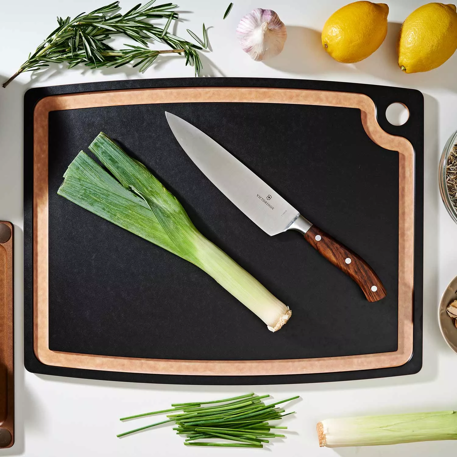 Epicurean Gourmet Series Groove Cutting Board, Slate