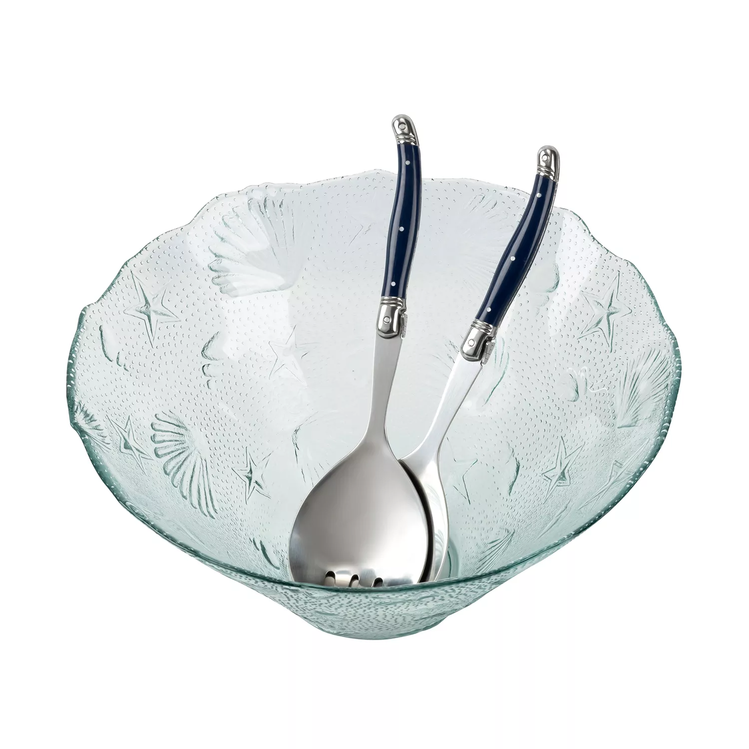 French Home Navy Blue Laguiole Servers, Set of 2