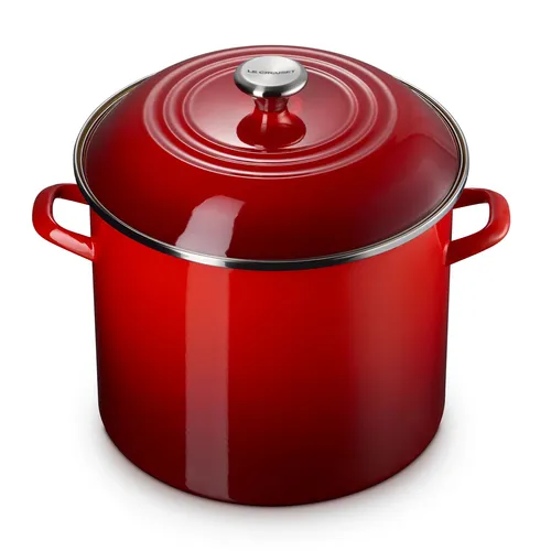 Le Creuset Enameled Steel Stockpot with Stainless Steel Knob, 16 qt.