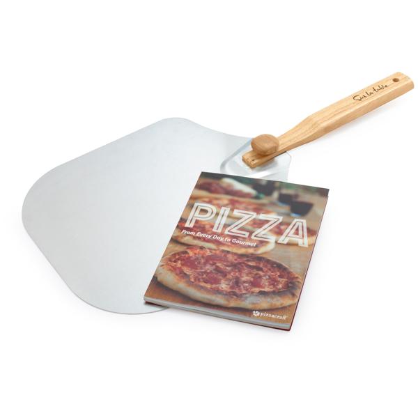 Sur La Table Folding Pizza Peel and Recipe Book Set