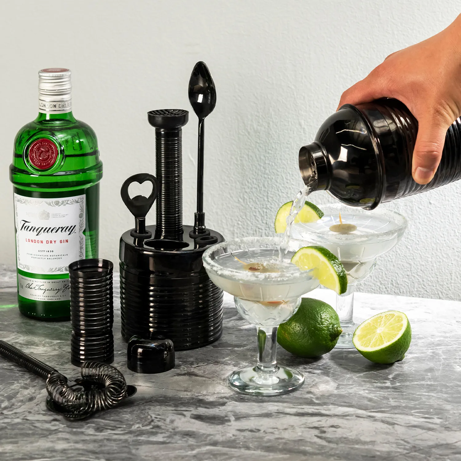 French Home Ribbed 7-Piece Bar Tool Set