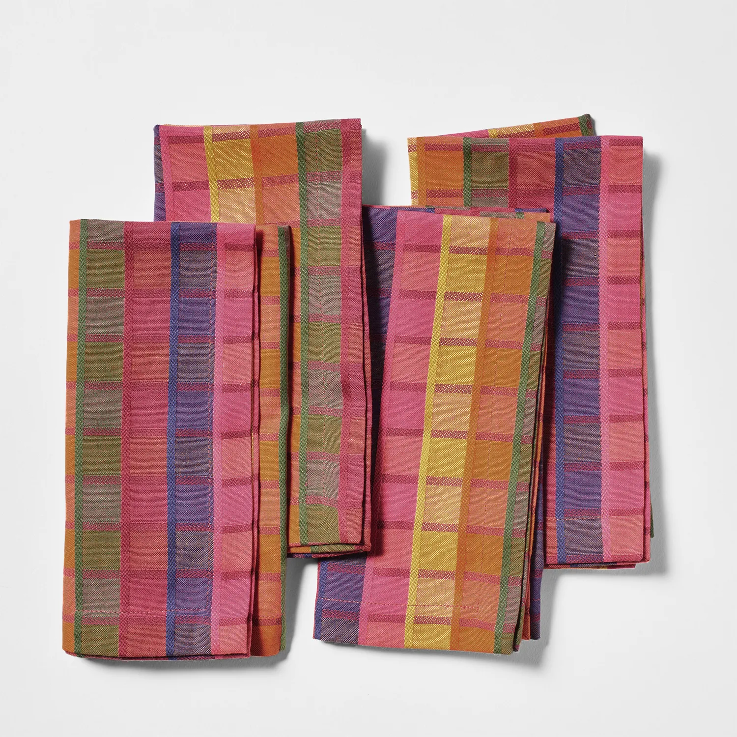 Sur La Table Modern Plaid Napkins, Set of 4 Sur La Table