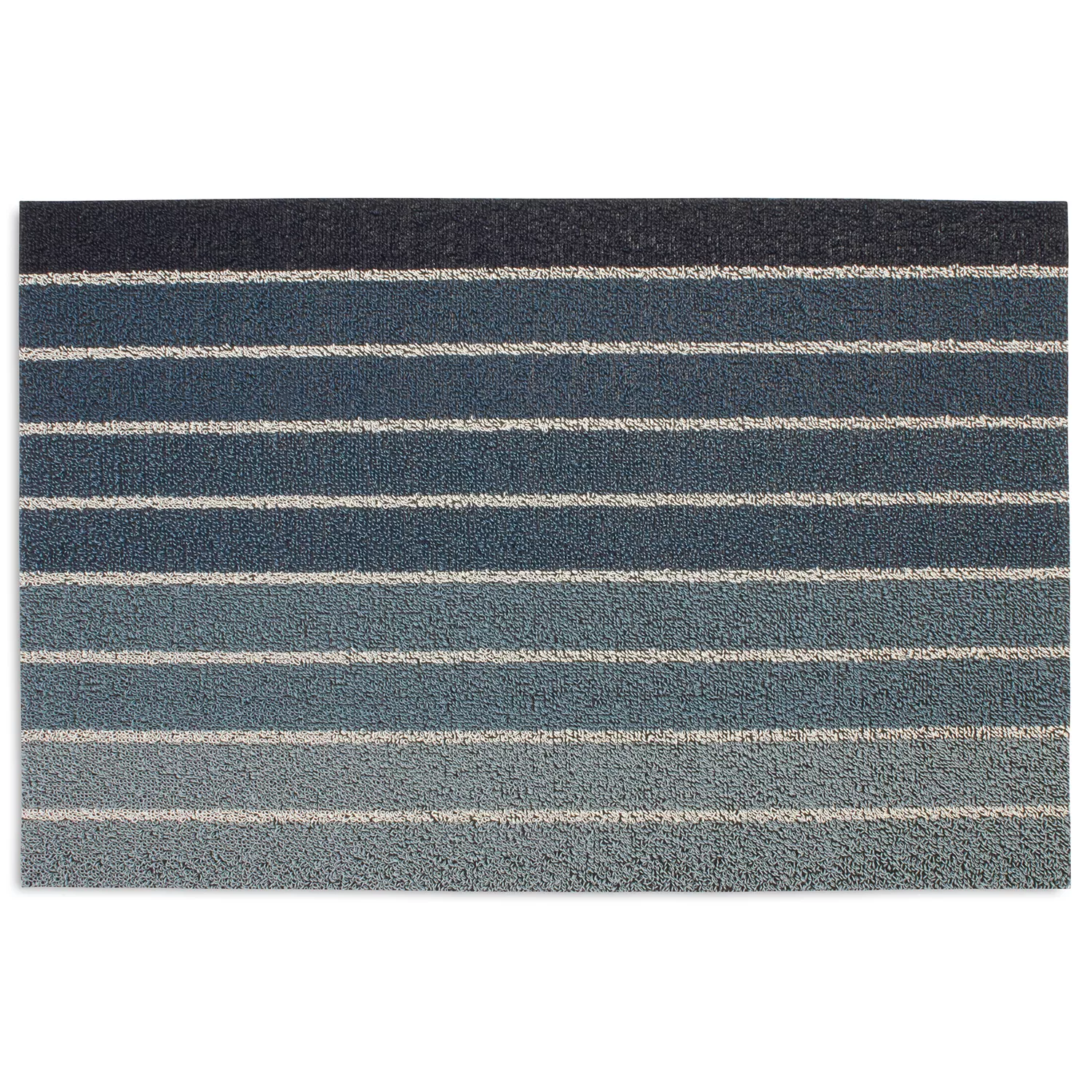 Chilewich Block Denim Shag Mat