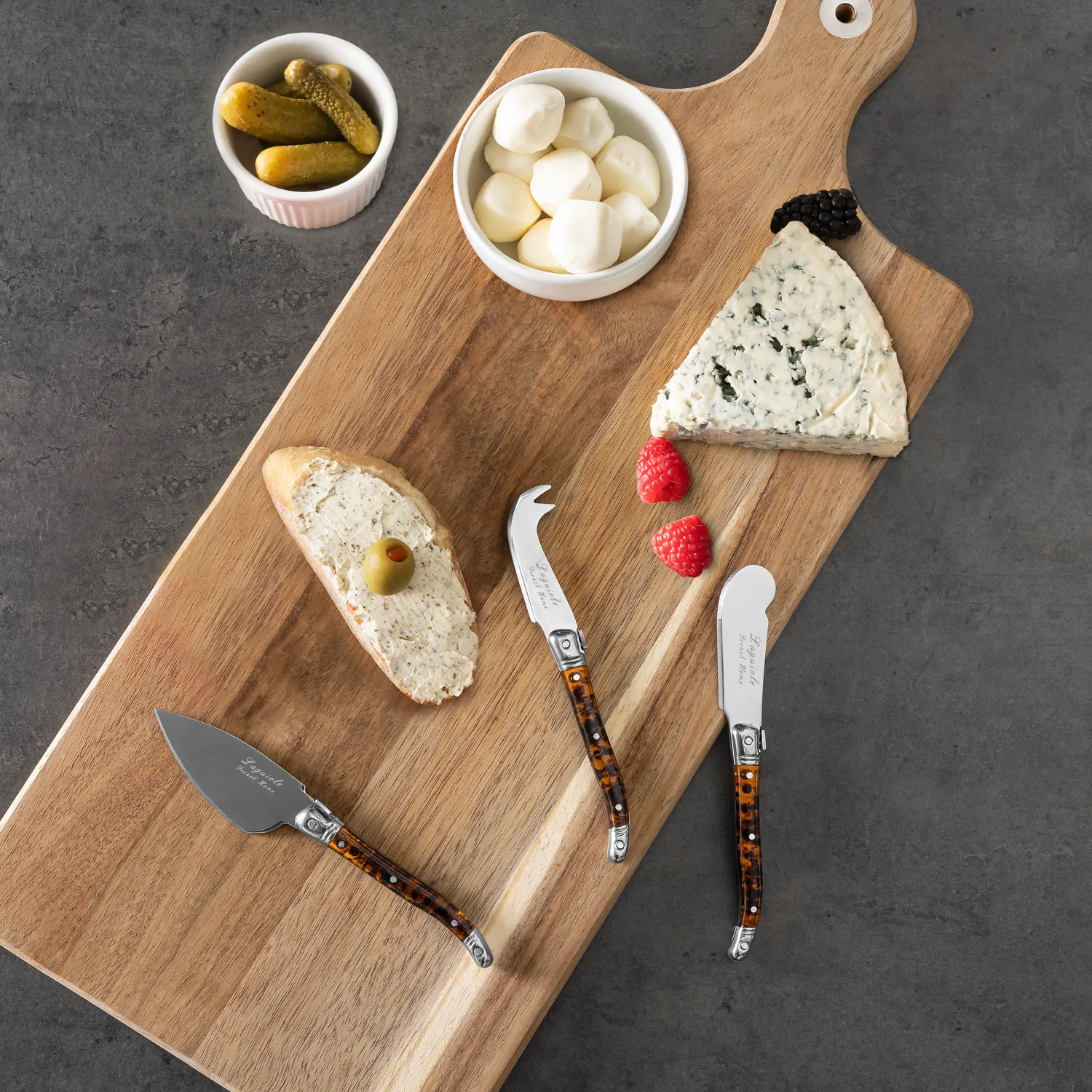 French Home 7-Piece Laguiole Cheese Knife & Spreader Set, 7 Piece