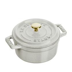 Staub Mini Dutch Oven, 0.25 qt. Great presentation for custards, quiches, French onion soup, et al