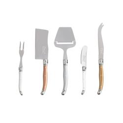  French Home Laguiole 5-Piece Cheese Knife Set