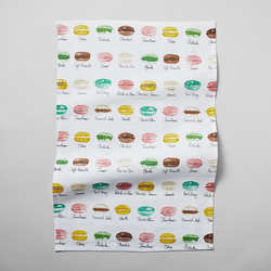 Sur La Table Macaron Kitchen Towel Not the soft towel that you dry your dishes with but cute for putting out for decoration and/or using at a party!