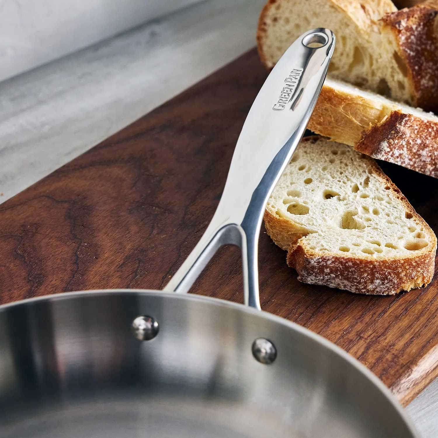 GreenPan Valencia Pro 3-Ply Stainless Steel Skillet