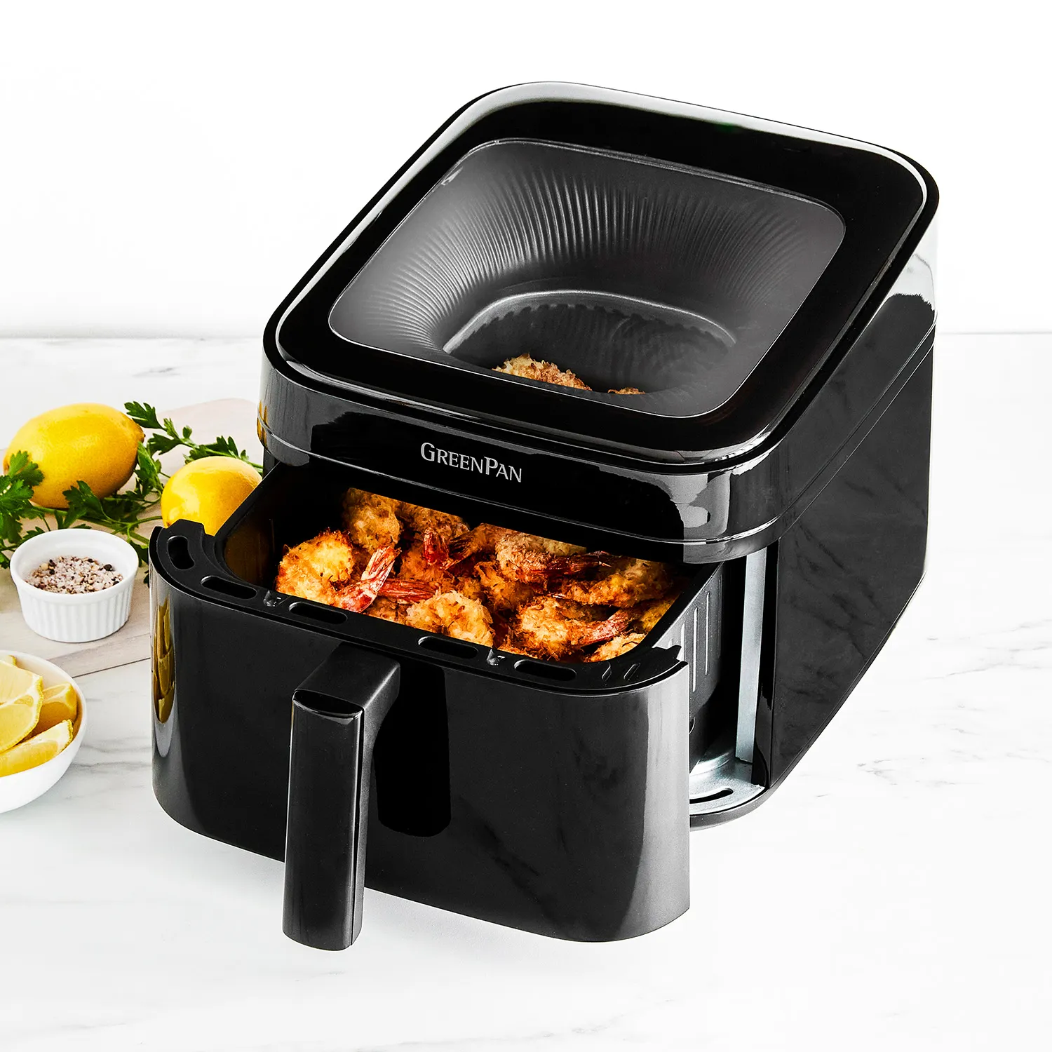 GreenPan Top View Cyclone Air Fryer, 7 qt.