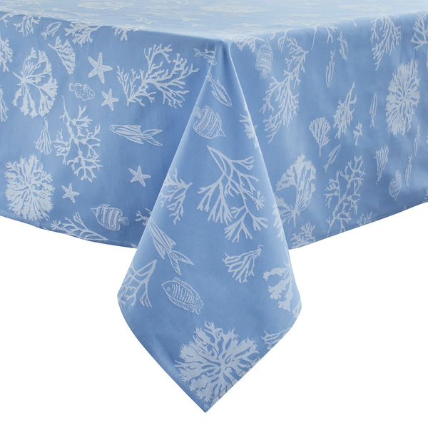 Jacquard Coral Tablecloth