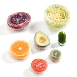 W&P Reusable Produce Savers 7-Piece Set They fit nicely over the containers that you
