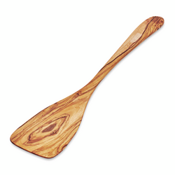 Sur La Table Olivewood Curved Turner Great tool for cooking -- flat bottom makes it easy to scrape along bottom of pan