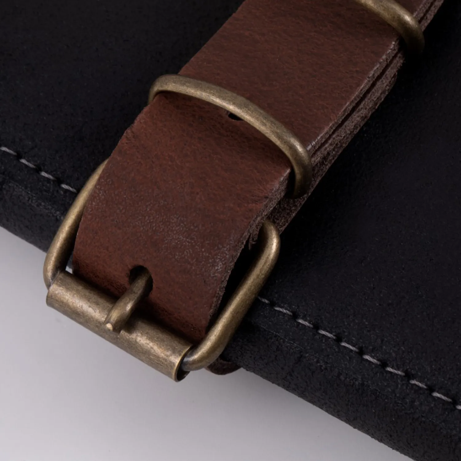 Messermeister 7-Pocket Vintage Leather Knife Roll