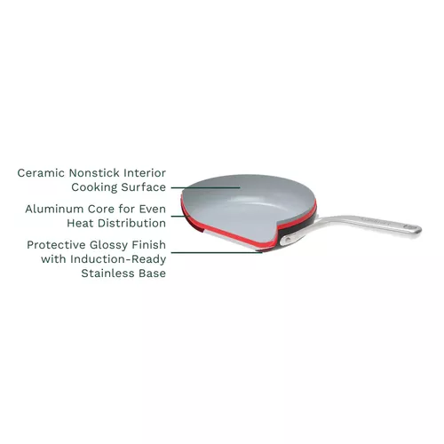 Cuisinart Culinary PurelyCeramic Sauté Pan with Lid, 4.5-qt.