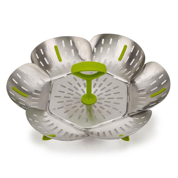 Joseph Joseph Bloom Steel Folding Steamer Basket