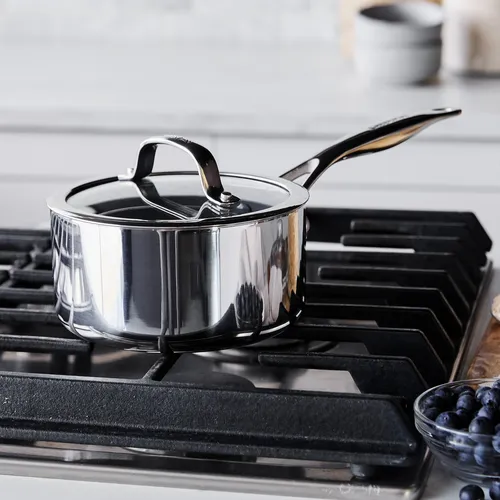 GreenPan Stainless Steel Valencia Pro Saucepan w/ Lid, 1.6 qt.