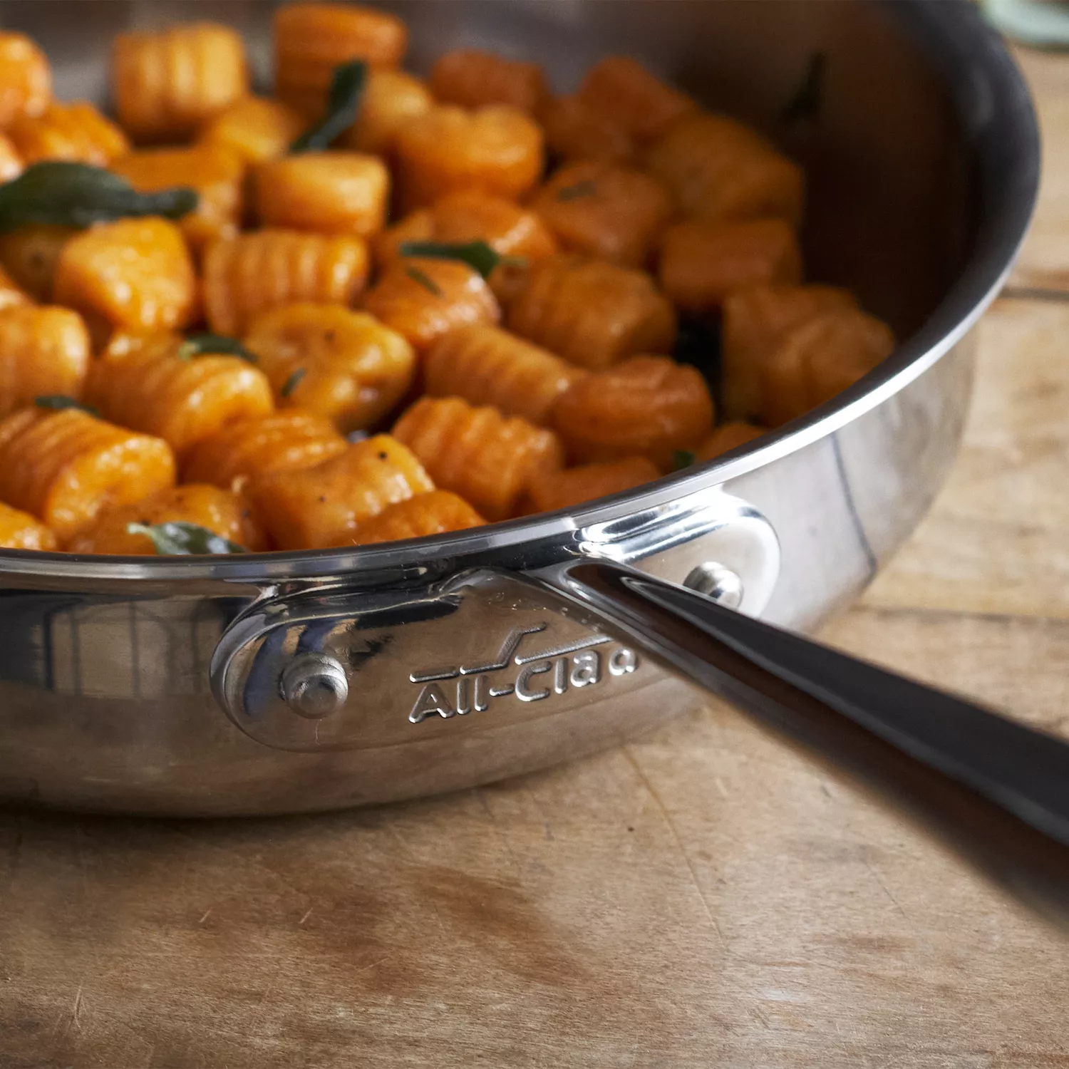 All-Clad D3 Stainless Steel Covered Saut&#233; Pan