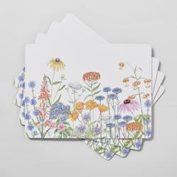 Sur La Table Wildflower Cork-Backed Placemats, Set of 4 Such a beautiful set!