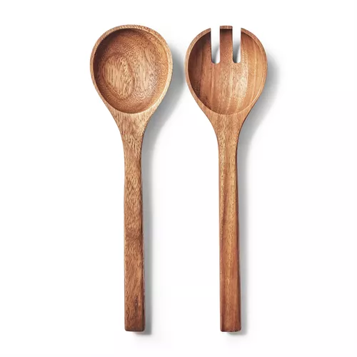 Sur La Table Acacia Wood Salad Servers