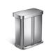 Rectangular Double Bin Trash Cans