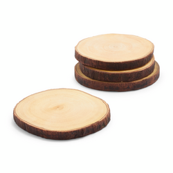 Wood Coasters, Set of 4 