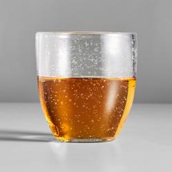Sur La Table Clear Bubble Double Old-Fashioned Glass