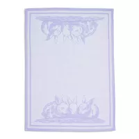 Purple Bunny Jacquard Towel, 27.5&#34; x 19.5&#34;