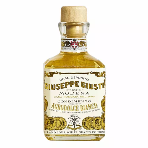 Giuseppe Giusti White Balsamic Vinegar Condiment, 8.4 oz.