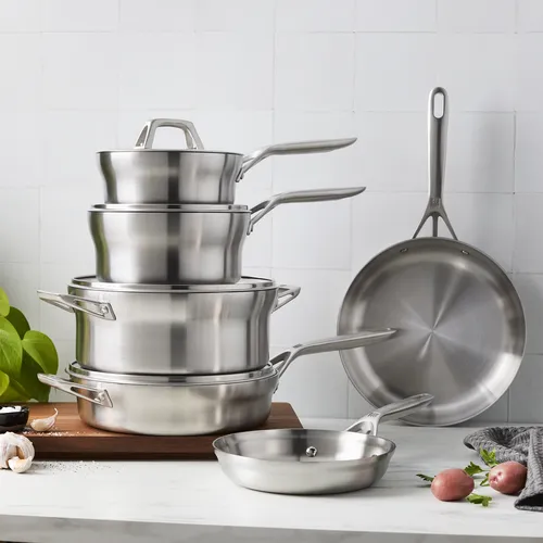 Zwilling Motion Stainless Steel 10-Piece Cookware Set