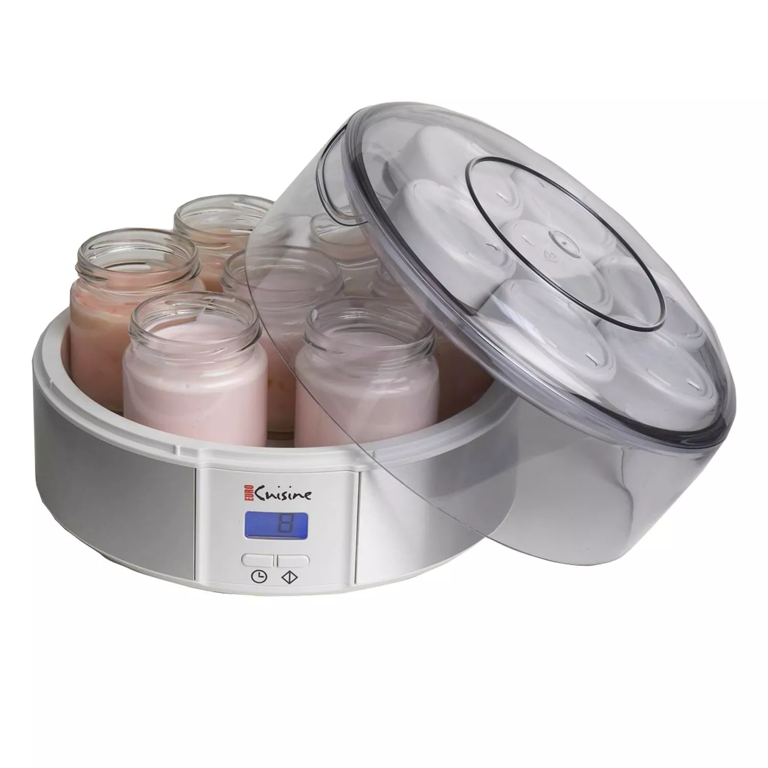Electric Yogurt Machine With 8 Glass Jars 6Oz Automatic Yogurt