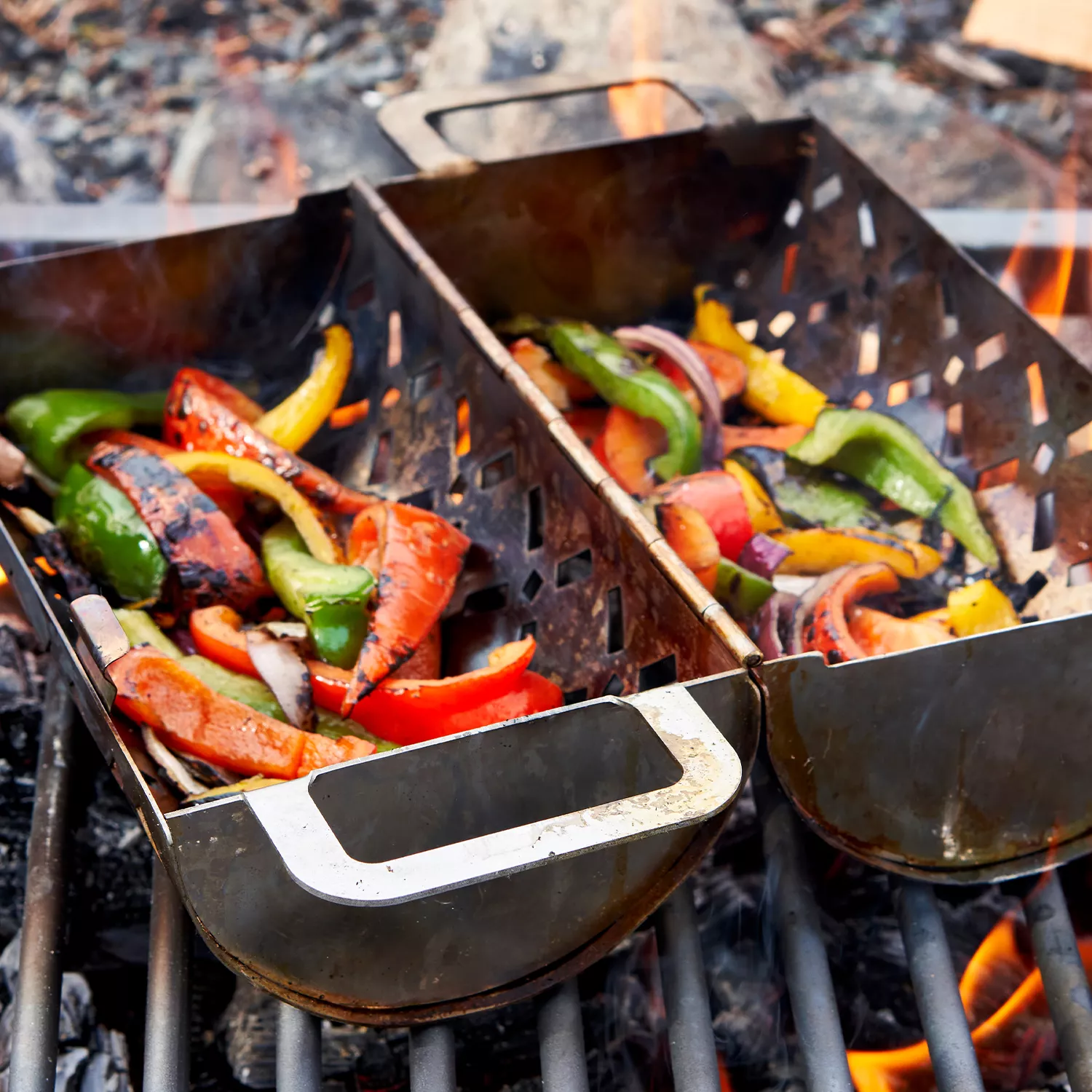 Sur La Table Stainless Steel Rolling Grill Basket