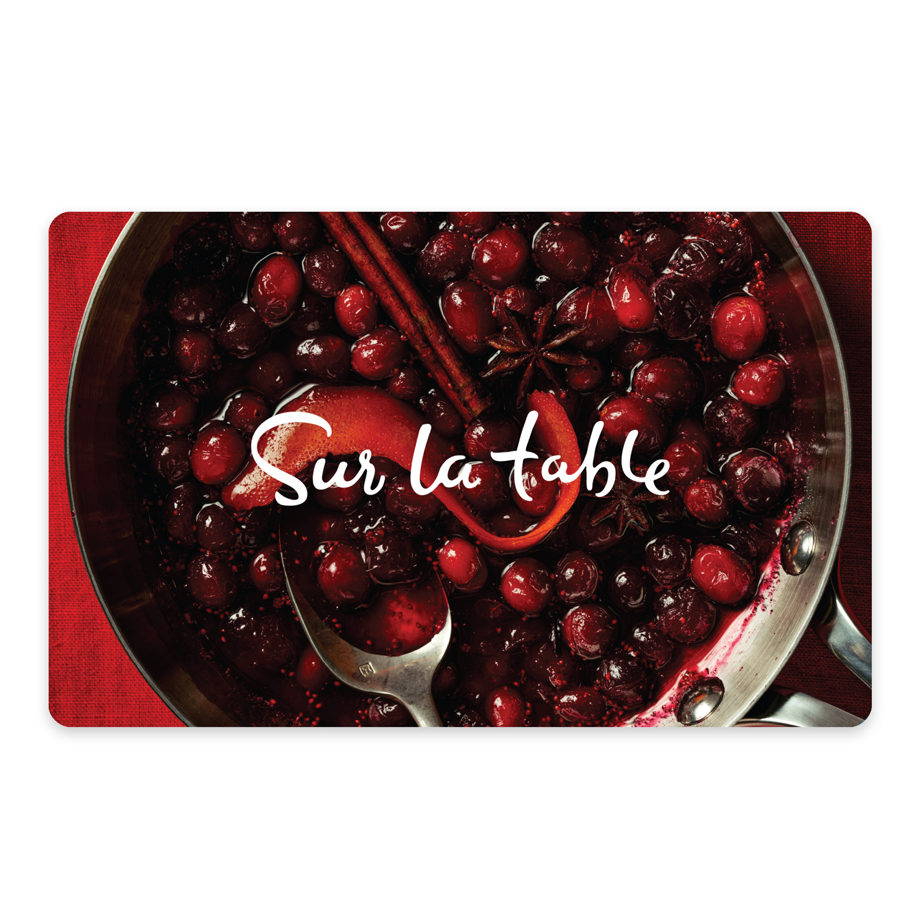 Seasonal Red Gift Card