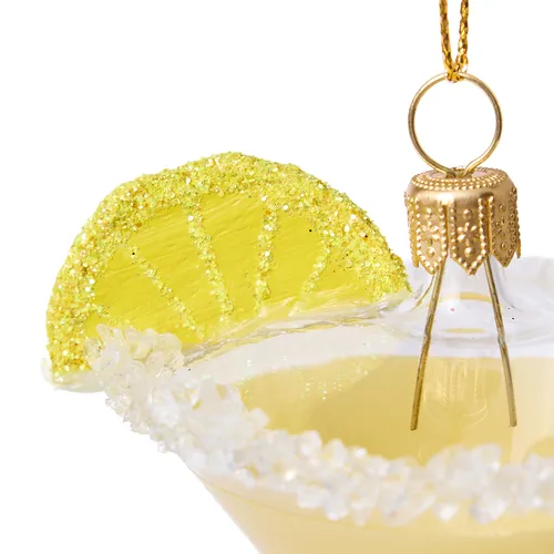 Sur la table Lemon Martini Ornament