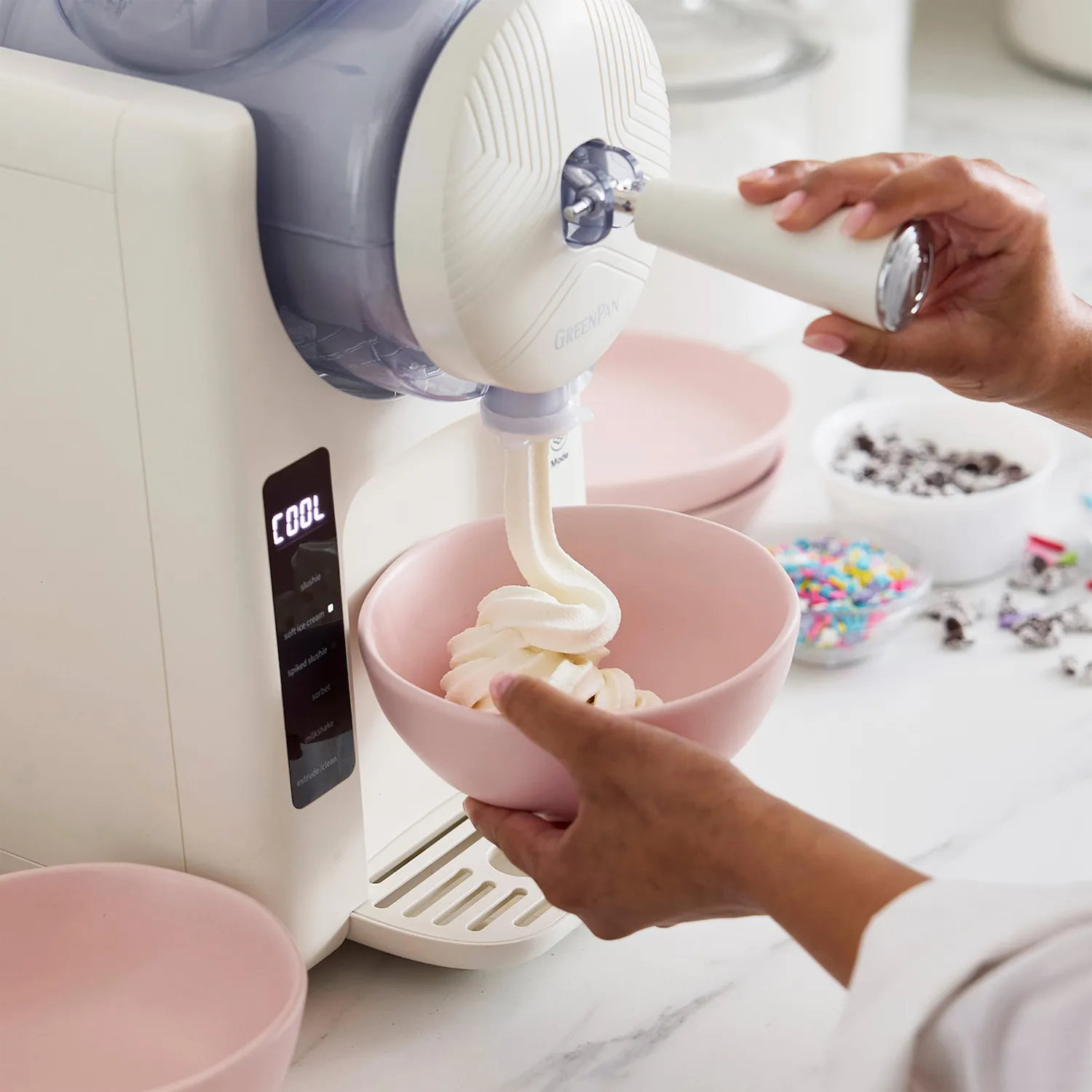 GreenPan Frost Ice Cream & Frozen Drink Maker 