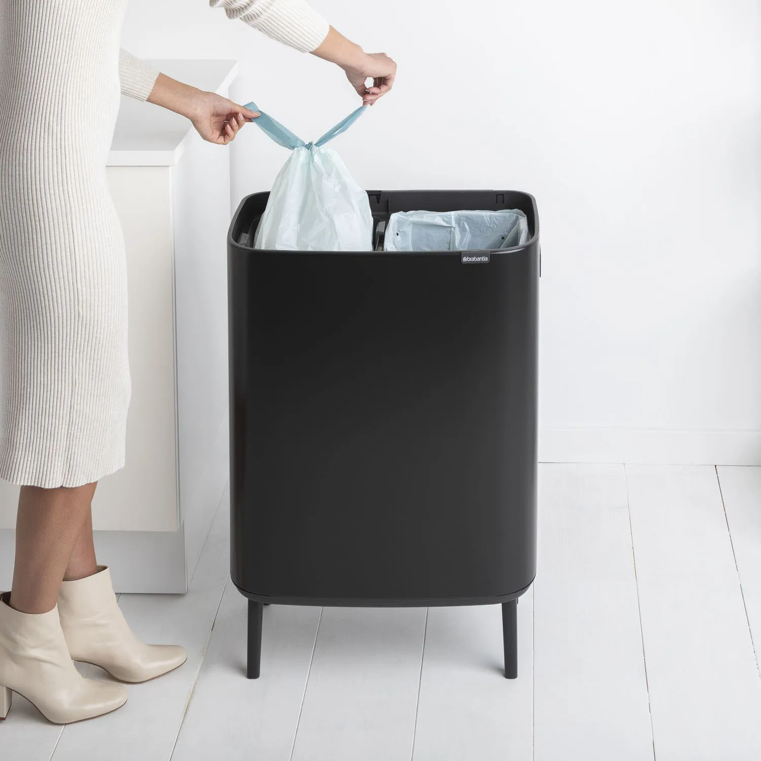 Brabantia Bo Touch Top Hi Can, 2 x 30 L