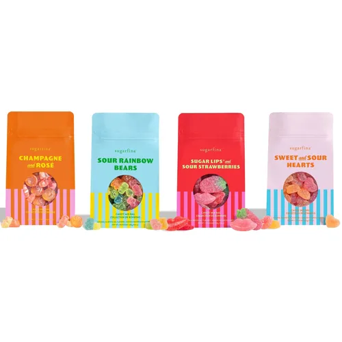 Sugarfina Assorted Mixed Candy Bag, Set of 4