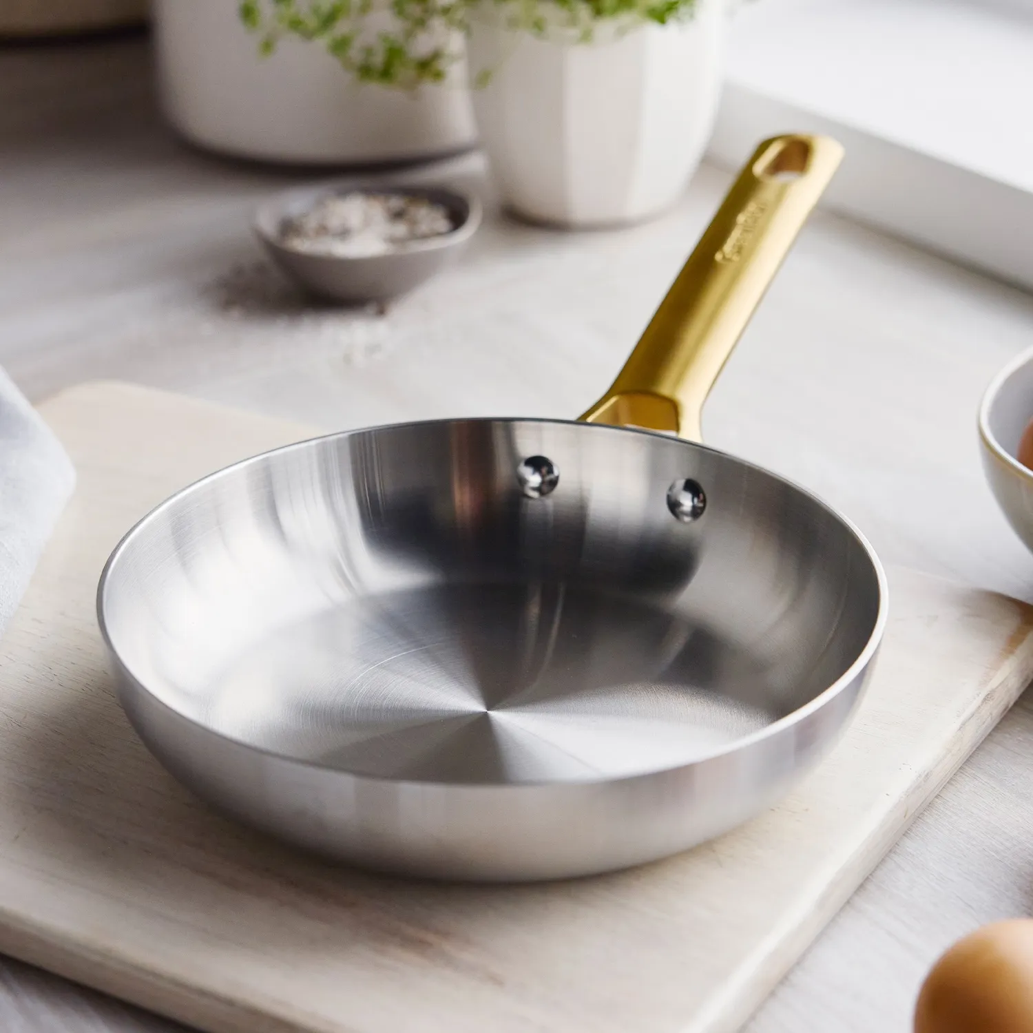 GreenPan Reserve Stainless Steel Skillet, 8"