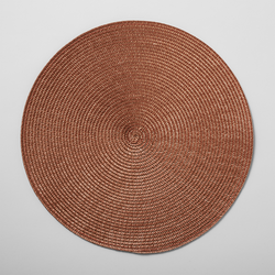Sur La Table Round Woven Placemat Not only are they easy to clean, but when under the plate, they give the appearance of a charger, thus setting off the place setting