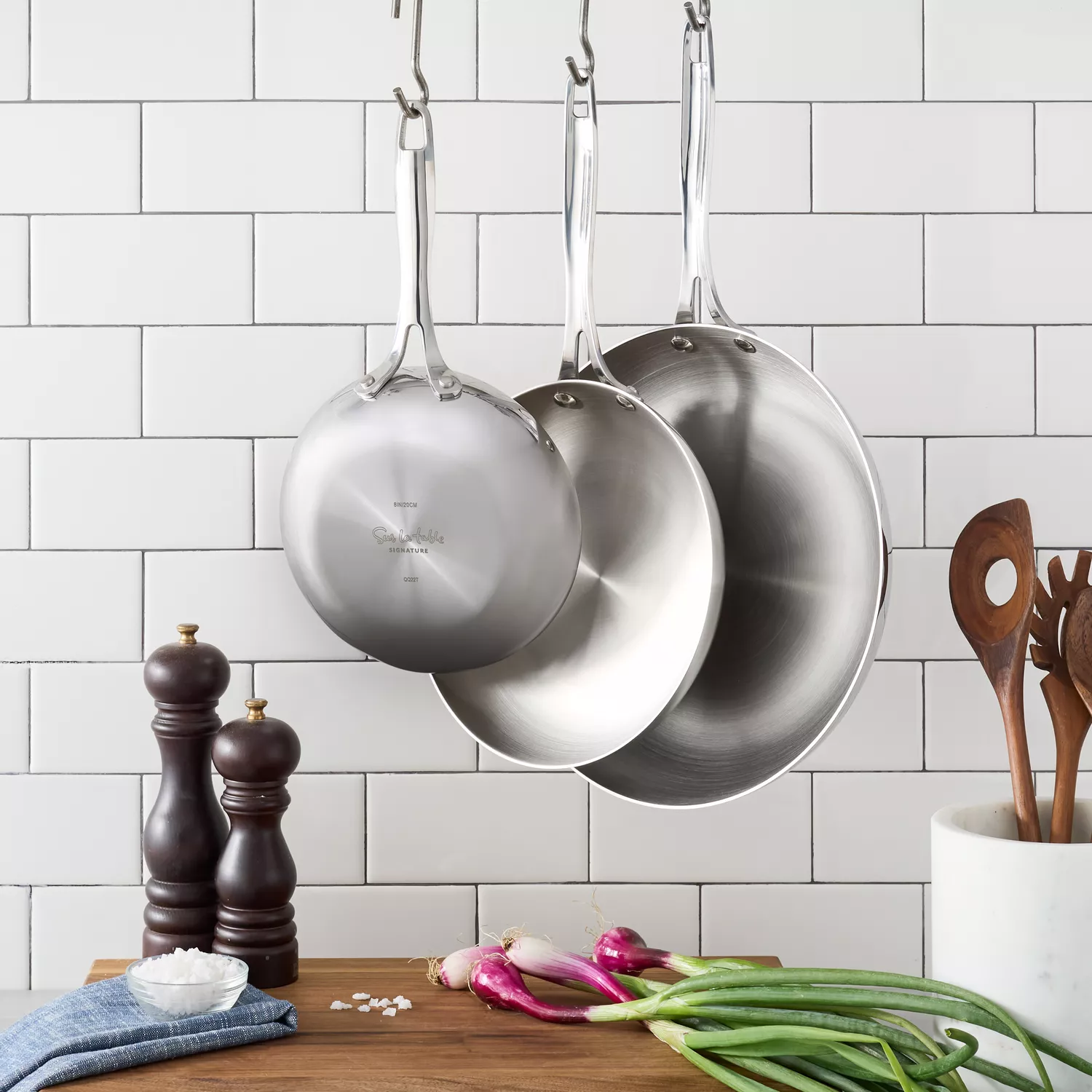 Sur La Table Signature Stainless Steel Skillet