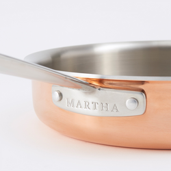 Martha by Martha Stewart Copper Sauté Pan, 3.5 Qt.