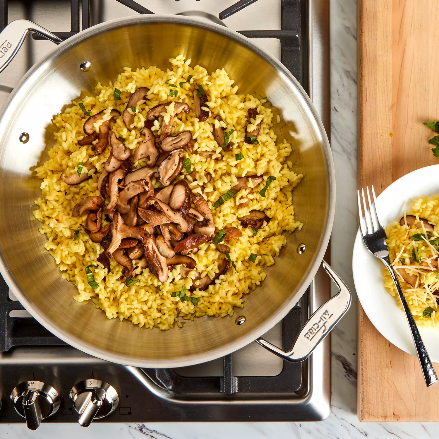 All-Clad D5 Brushed Stainless Steel Universal Pan, 4.5 qt.