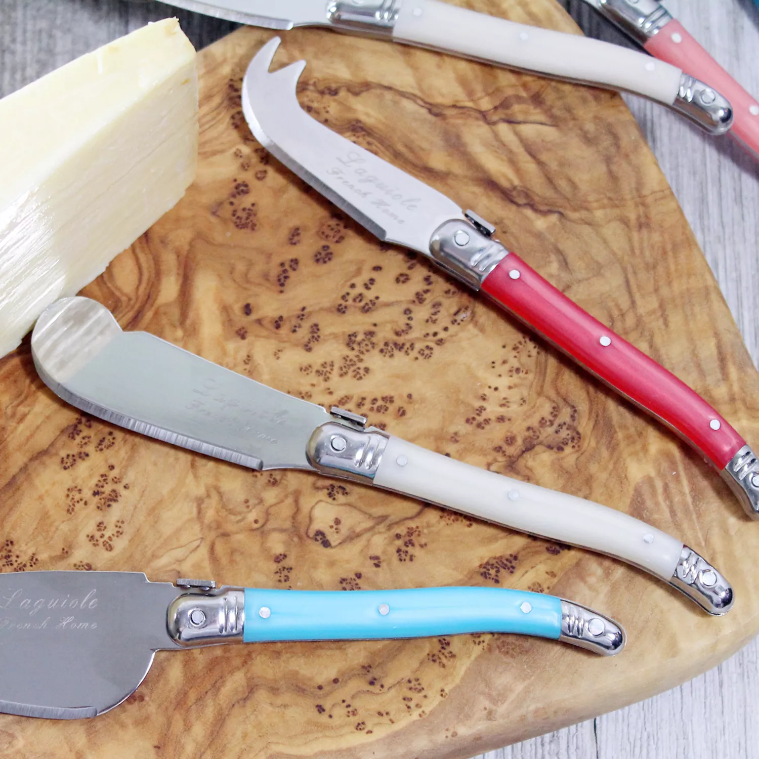 French Home 7-Piece Laguiole Cheese Knife & Spreader Set, 7 Piece