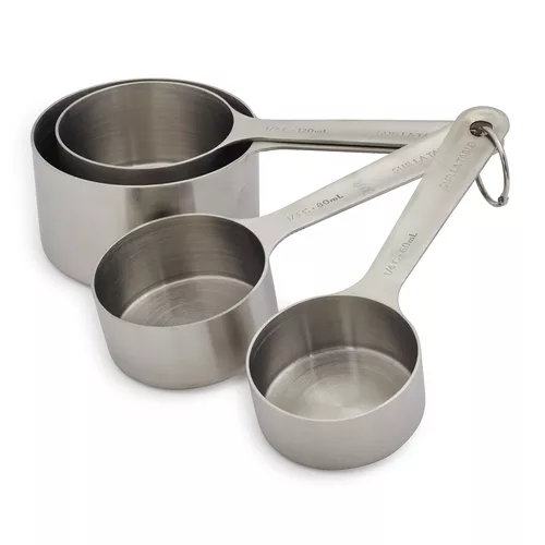 Sur La Table Stainless Steel Measuring Cups, Set of 4
