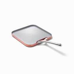 Caraway Ceramic Nonstick Square Griddle Pan, 11" Actually works - ceramic nonstick, non toxic