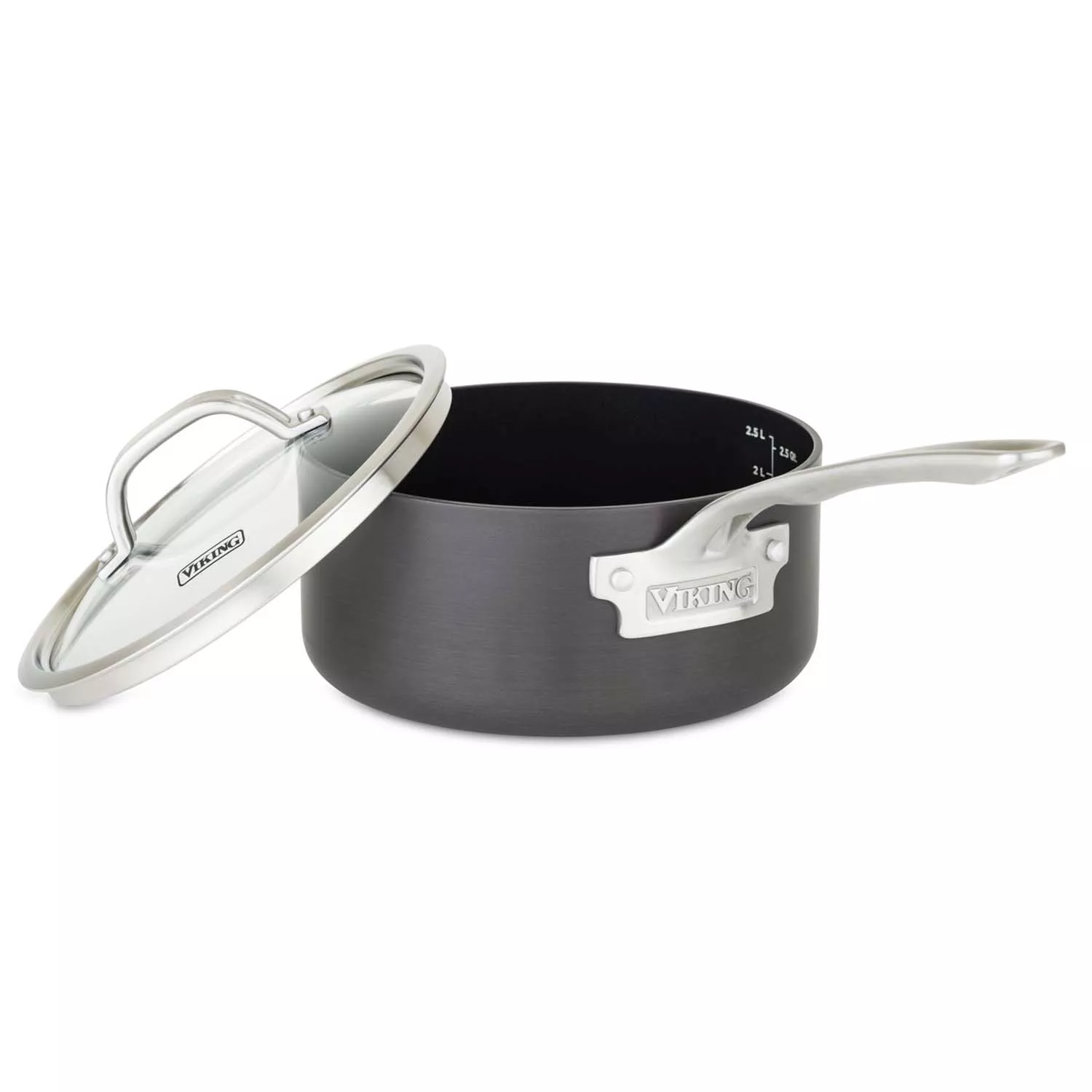 Viking Hard Anodized Nonstick Saucepan with Lid