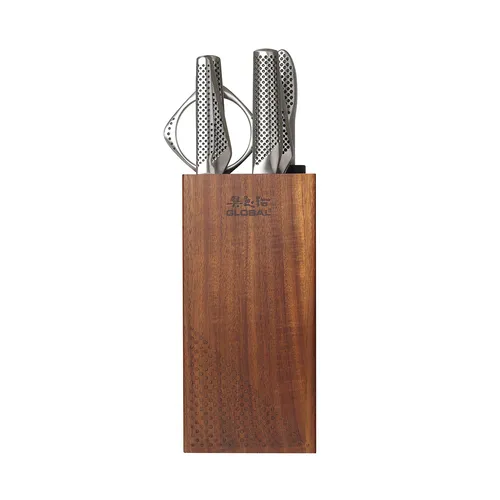 Global Toshi 9-Piece Knife Block Set